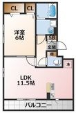 シリエジオ甲子園六番館の間取図