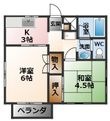 写真：パークサイドハウス1階の間取図