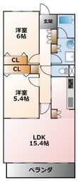 甲子園三番町ハイツの間取図