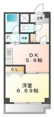セレナ東甲子園の間取図