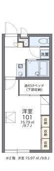 一本杉の間取図