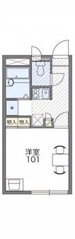 藤　の間取図