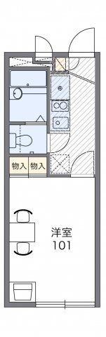 拡大写真:ルート122 2階207の間取り