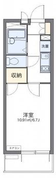 アズール新都心の間取図