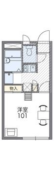 エクセル新河岸の間取図