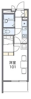 ミモザⅡの間取図