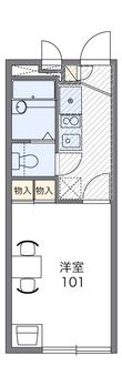 サライの間取図