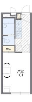 柏座の間取図