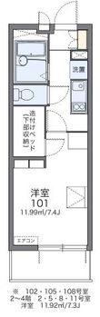 KウッズⅡの間取図