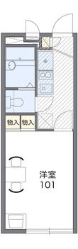 west　courtの間取図