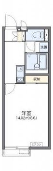 インディゴⅠの間取図