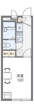 若葉の間取図