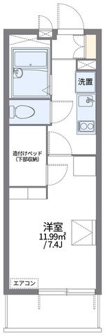 拡大写真:アウロラ 1階107の間取り