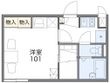 ウエストパレスⅡの間取図