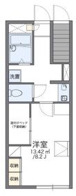 シュッドプロスペールの間取図