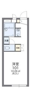 壱里山の間取図