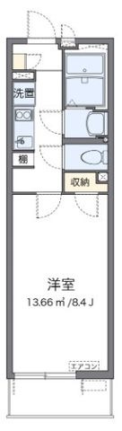 拡大写真：ラルーチェ 1階104の間取り