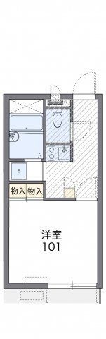 拡大写真:マイルド桜町 2階202の間取り