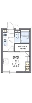 ストリートハウスの間取図