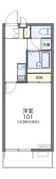 サンハイムかわなかの間取図