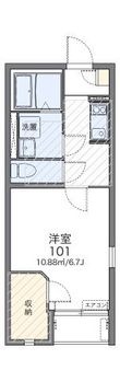 クレールⅡの間取図
