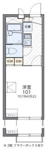 拡大写真:匠 1階107の間取り
