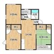 曽根ハイツの間取図