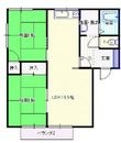 フレグランスフジBの間取図