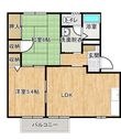 ロイヤルフジA・Bの間取図