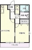 グリーンコーポヒロ1号館の間取図