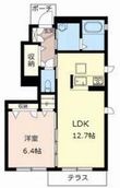 COURT六石町の間取図