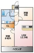 シャルム甲子園口の間取図