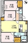 セルクルブランの間取図