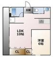 グランドハイツ浜甲子園の間取図