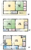 今津巽町戸建の間取図