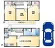 美作町戸建貸家の間取図