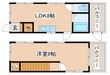 御船通3丁目貸家の間取図