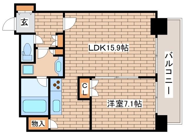 拡大写真:ジークレフ新神戸タワー 29階2902の間取り