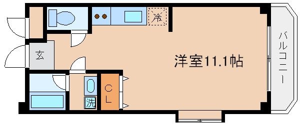 拡大写真:アールヴィラージュ 2階201の間取り