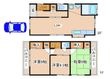 大日丘町3丁目貸家の間取図