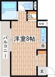 シャルマンフジ須磨壱番館の間取図