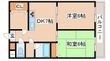 ハビット鷹羽の間取図