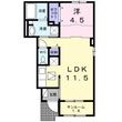 パルファン南落合02の間取図