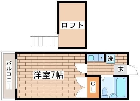 拡大写真:ラ・メール板宿 1階103の間取り