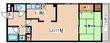 ハーモニーAの間取図