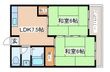 ハイムM-2の間取図