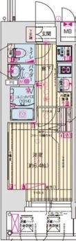 プレサンス神戸キュリオの間取図