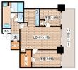 ザ・パークハウス神戸ハーバーランドタワーの間取図