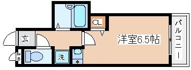 拡大写真:テンボス丸山2 1階103の間取り