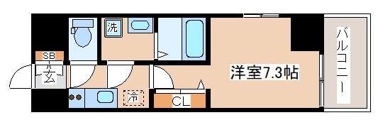 拡大写真:神戸市長田区大橋町1丁目 7階707の間取り
